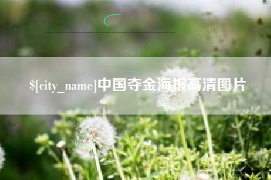 嘉兴中国夺金海报高清图片