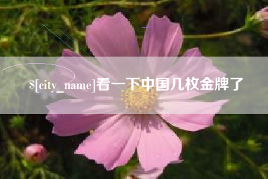 嘉兴看一下中国几枚金牌了