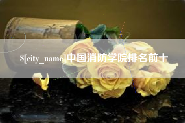 嘉兴中国消防学院排名前十