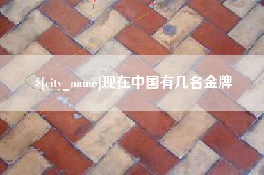 嘉兴现在中国有几名金牌
