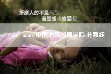 嘉兴中国消防救援学院 分数线