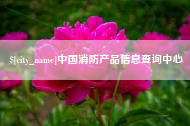 嘉兴中国消防产品信息查询中心