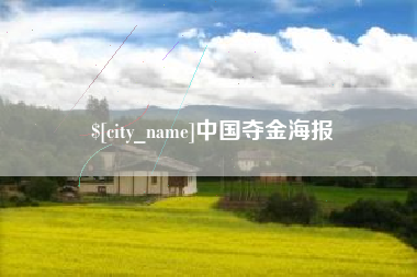 嘉兴中国夺金海报
