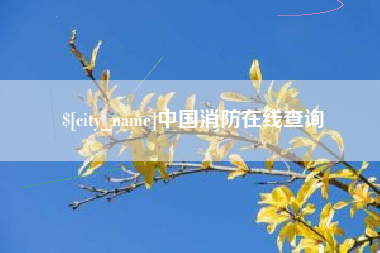 嘉兴中国消防在线查询
