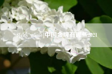 嘉兴中国金牌有哪些2021