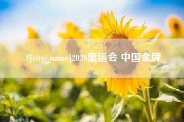 嘉兴2020奥运会 中国金牌