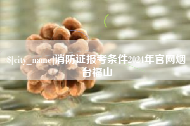 嘉兴消防证报考条件2024年官网烟台福山