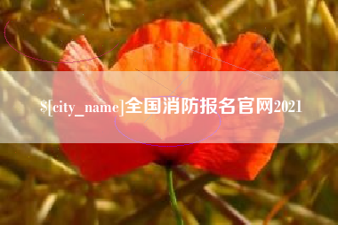嘉兴全国消防报名官网2021